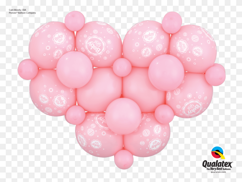 974x716 Cute Baby Heart Balloon Decor, Ball, Skin HD PNG Download