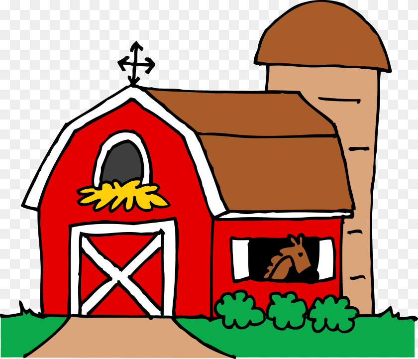 Cute Barn Clip Art, Architecture, Outdoors, Nature, Farm Transparent PNG