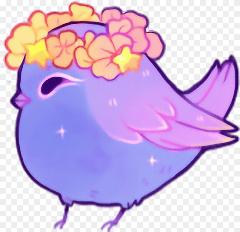1025x995 Cute Bird Kawaii Kawai Anime Colorful Cartoon Kawaii Cute Cartoon Bird, Purple, Baby, Person, Animal Clipart PNG