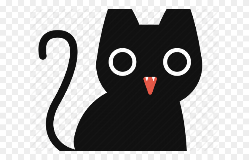 640x480 Cute Black Cat Halloween, Angry Birds, Animal, Bird HD PNG Download