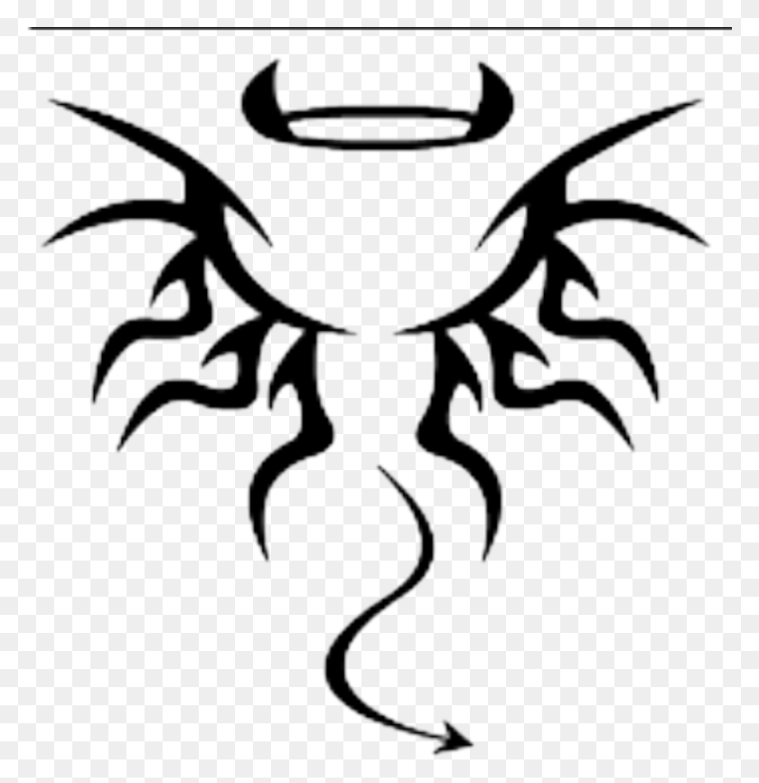 960x993 Милый Черный Контур Маленькие Татуировки Дьявола, Символ, Эмблема, Динамит Png Скачать