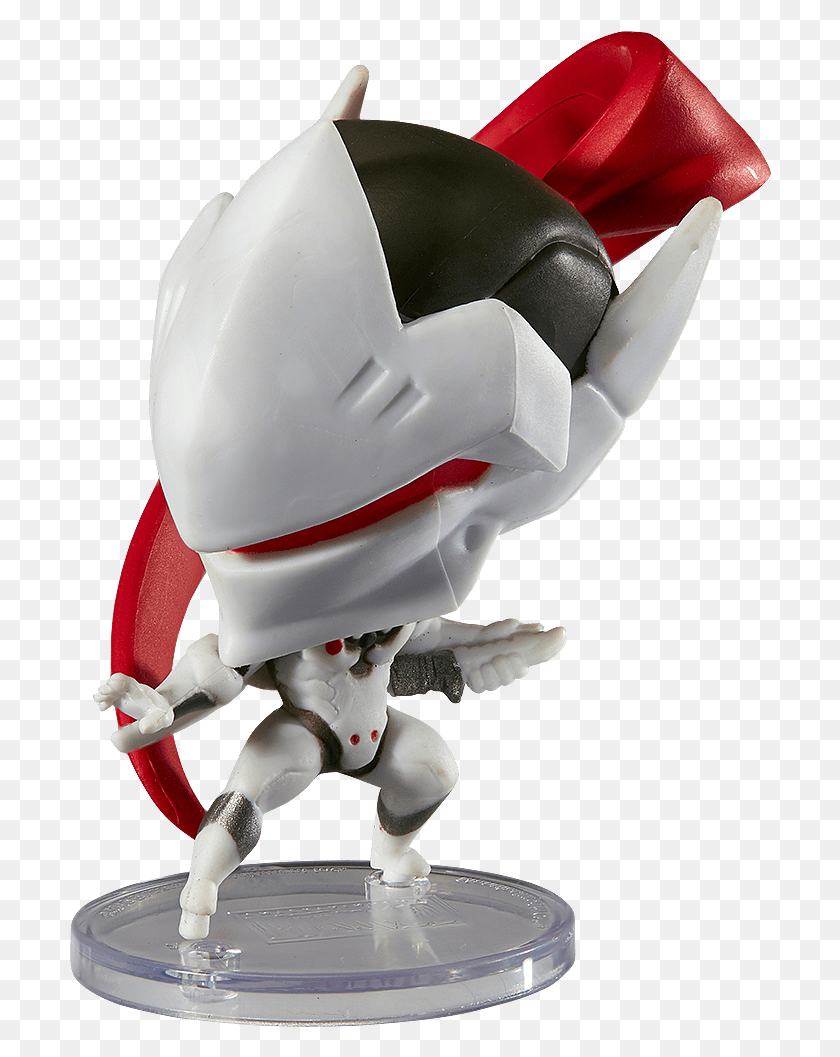 702x997 Descargar Png / Cute But Deadly Overwatch Genji, Figurine, Toy, Dulces Hd Png