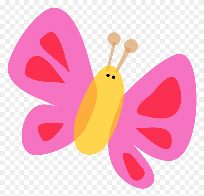 953x912 Милые Бабочки Картинка Милая Бабочка Вектор, Сладости, Еда, Кондитерские Изделия Hd Png Скачать