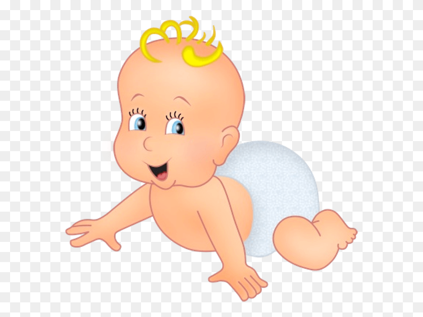 583x569 Cute Cartoon Baby Boy Clipart Baby Animation Clip Art, Crawling, Toy HD PNG Download
