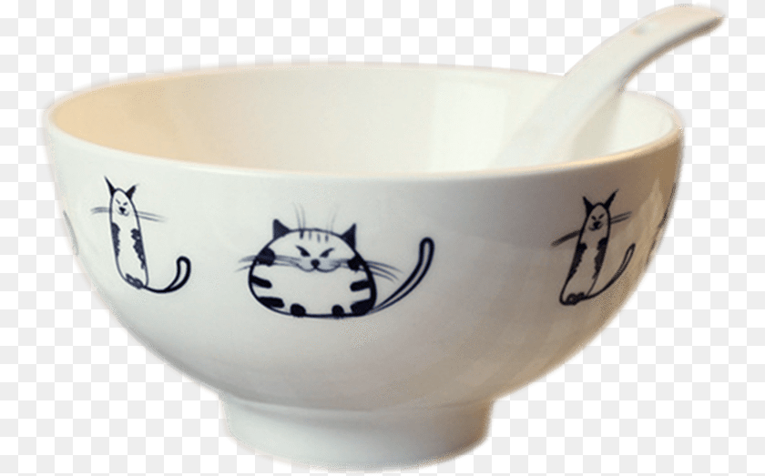 760x523 Cute Cat Souprice Bowls Freakypetclass Spoon Cat In Bowl, Soup Bowl, Cup, Beverage, Coffee PNG