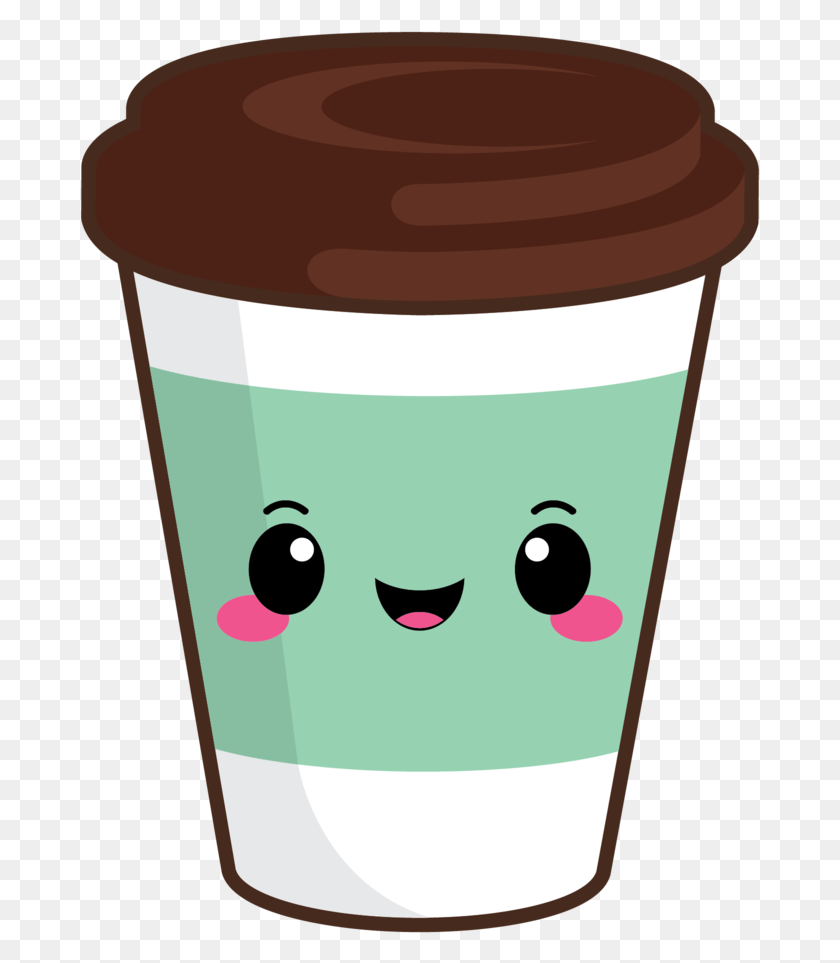 681x903 Cute Coffee To Go Green Coffee Emoji, Dessert, Food, Cup HD PNG Download