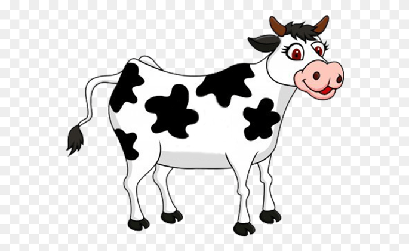 575x455 Cute Cow Clipart Free Clipground Cow Animated, Cattle, Mammal, Animal HD PNG Download