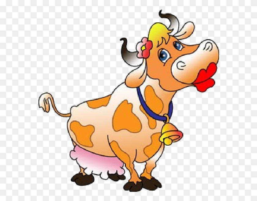 592x597 Cute Cow Vacas Animalitos Infantiles Animales De Cartoon Sexy Cow, Cattle, Mammal, Animal HD PNG Download