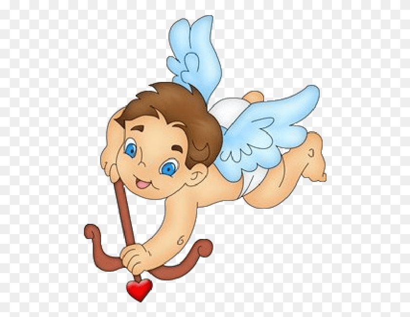 498x590 Cute Cupid Cliparts Cupid A Boy Or Girl, Toy HD PNG Download
