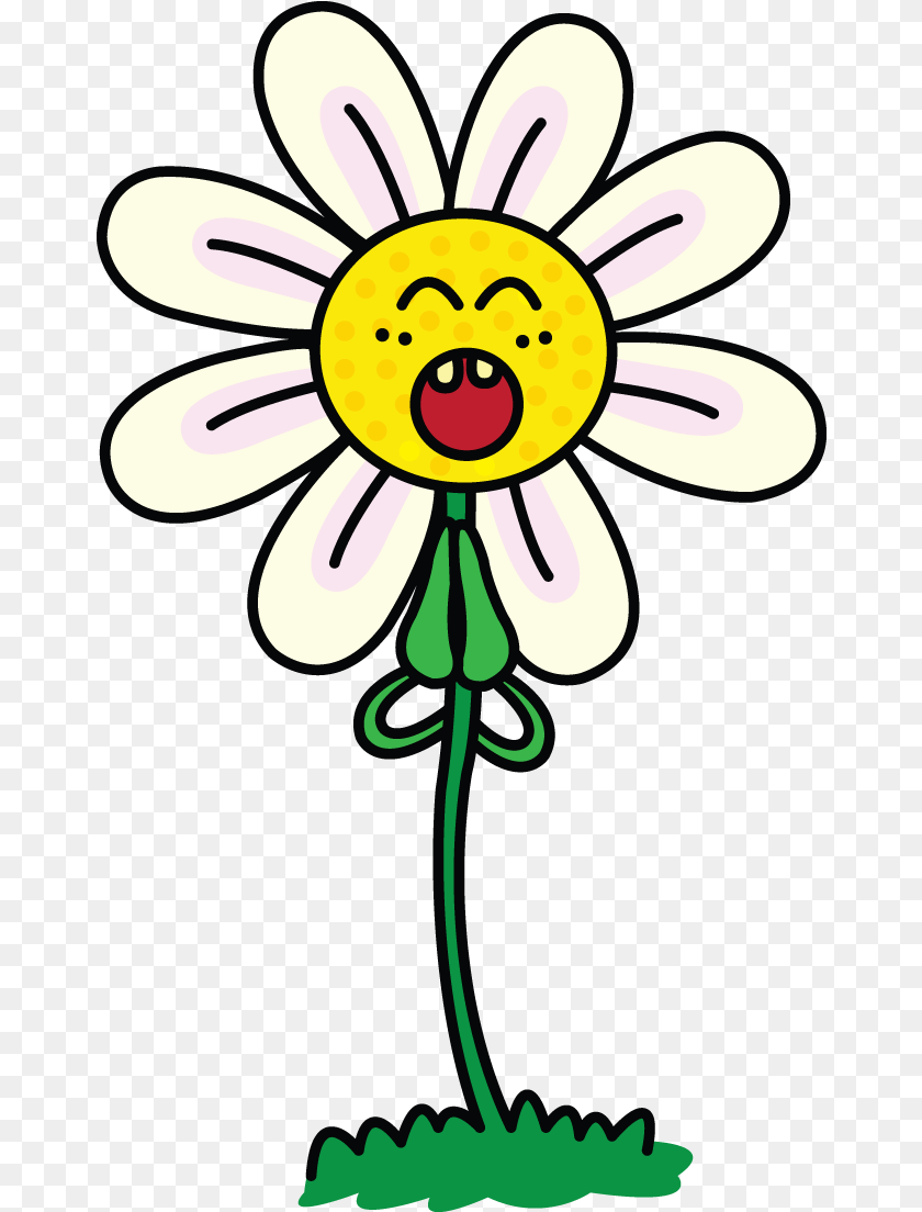 666x1104 Cute Daisy Flower Drawing, Plant, Petal Clipart PNG