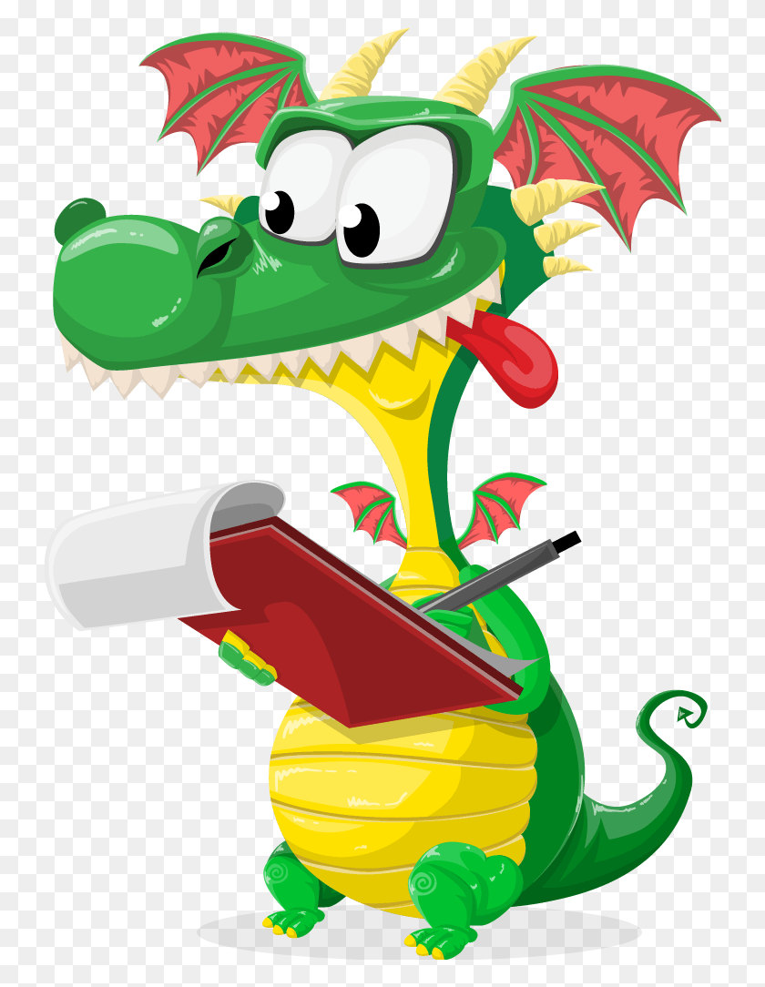 744x1024 Cute Dragon Logo, Graphics, Text HD PNG Download