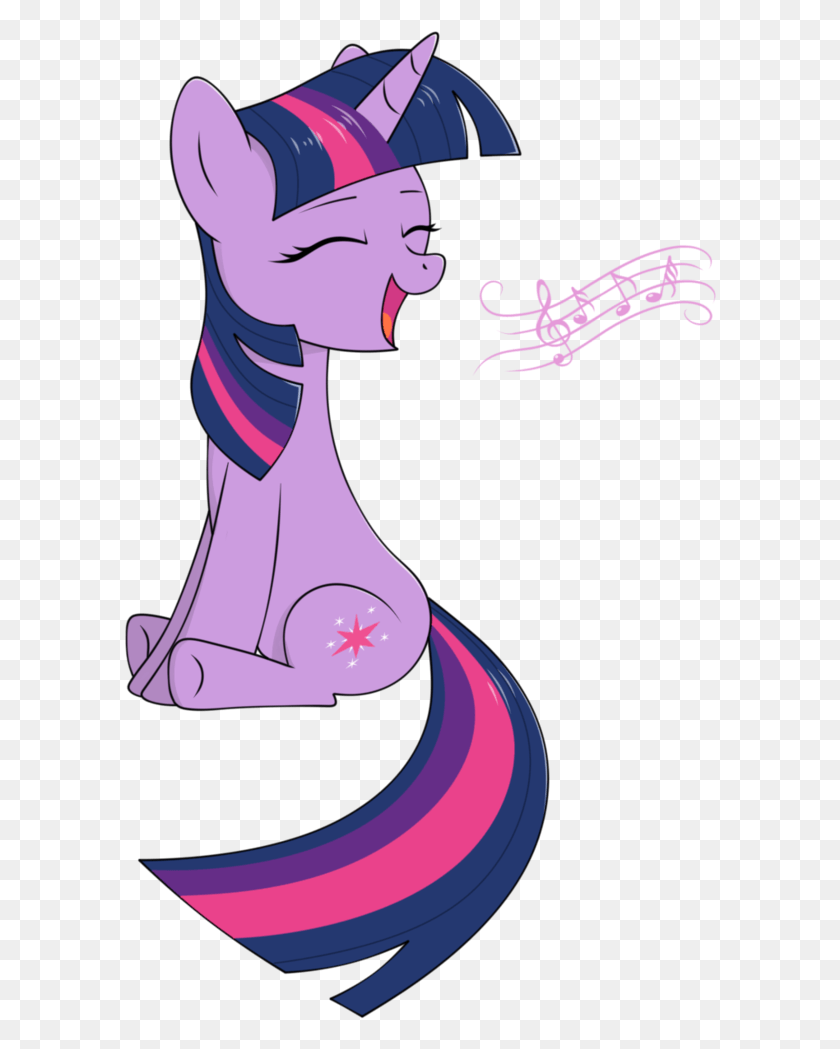 594x989 Cute Eyes Closed Female Happy Mare Music Cartoon, Graphics, Animal HD PNG Download