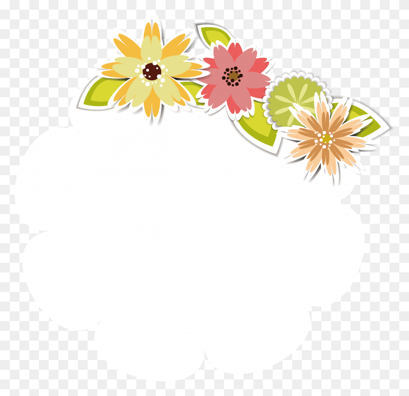 2493x2412 Cute Floral, Graphics, Floral Design HD PNG Download