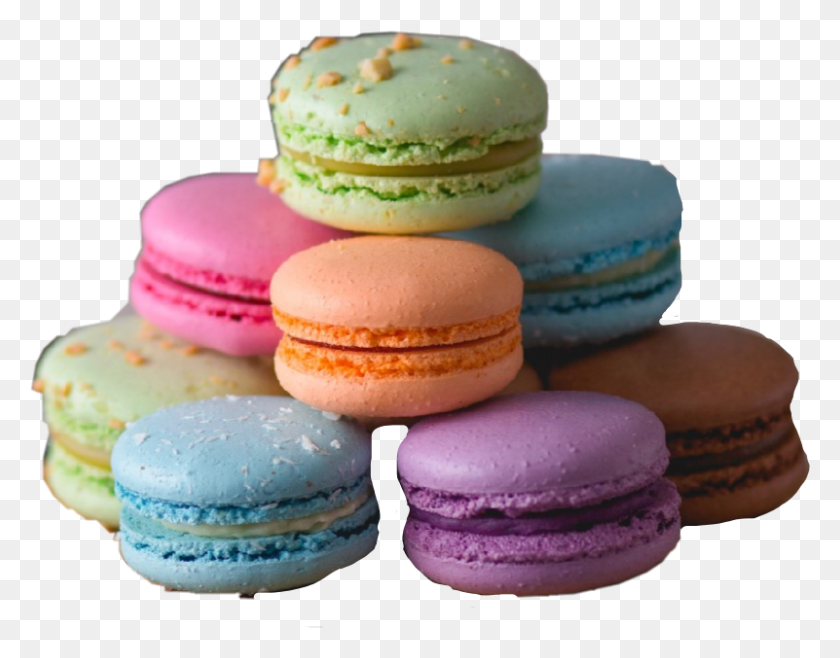 801x615 Cute Food Macaroon, Sweets, Confectionery, Bakery HD PNG Download