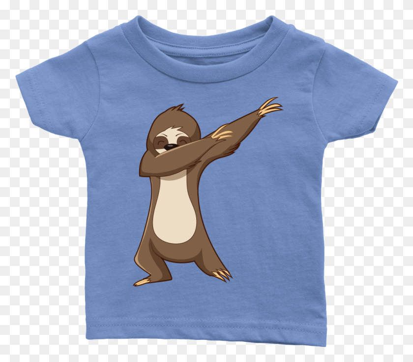 993x860 Cute Funny Dancing Sloth Infant Shirt For Baby Boys, Clothing, Apparel, T-shirt HD PNG Download