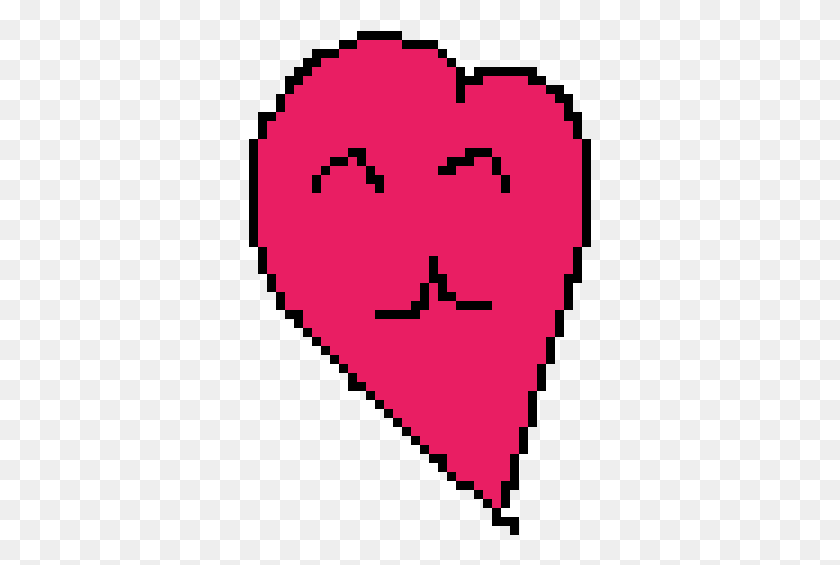 343x505 Cute Heart Pixel Art, Text, Label, Pac Man HD PNG Download