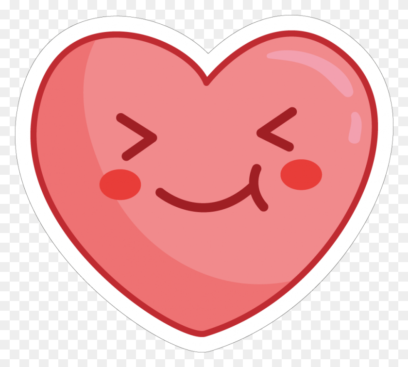 933x833 Cute Heart Whatsapp Sticker Love, Label, Text, Sweets HD PNG Download