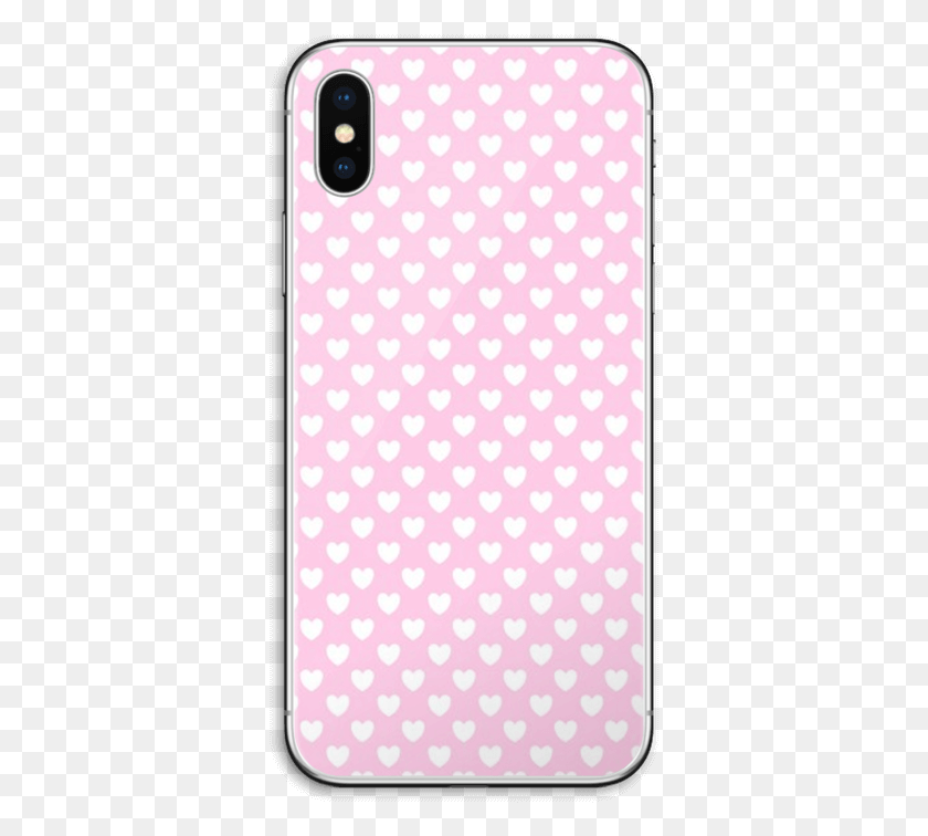 354x696 Cute Hearts Skin Iphone X Polka Dot, Texture, Rug, Mobile Phone HD PNG Download