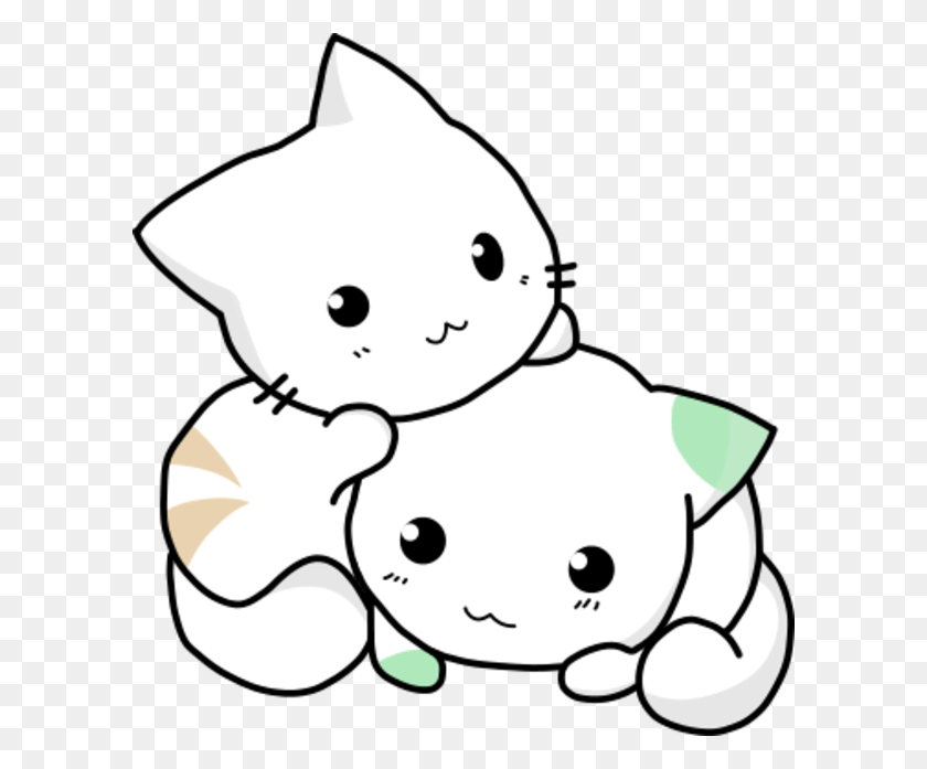 600x637 Cute Kitten Cartoons Colorkitten Cute Kittens Clipart, Snowman, Winter, Snow HD PNG Download