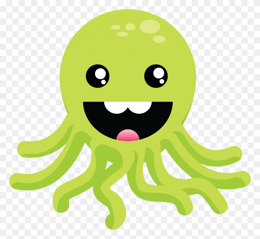 1543x1408 Cute Octopus Image Cute Octopus, Graphics, Plant HD PNG Download