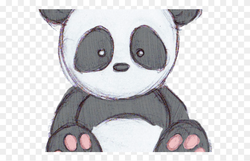 630x481 Cute Panda Drawing Panda, Person, Human, Astronaut HD PNG Download