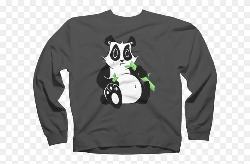 622x490 Cute Panda Uwu Sweatshirt Lilypichu, Clothing, Apparel, Sleeve HD PNG Download