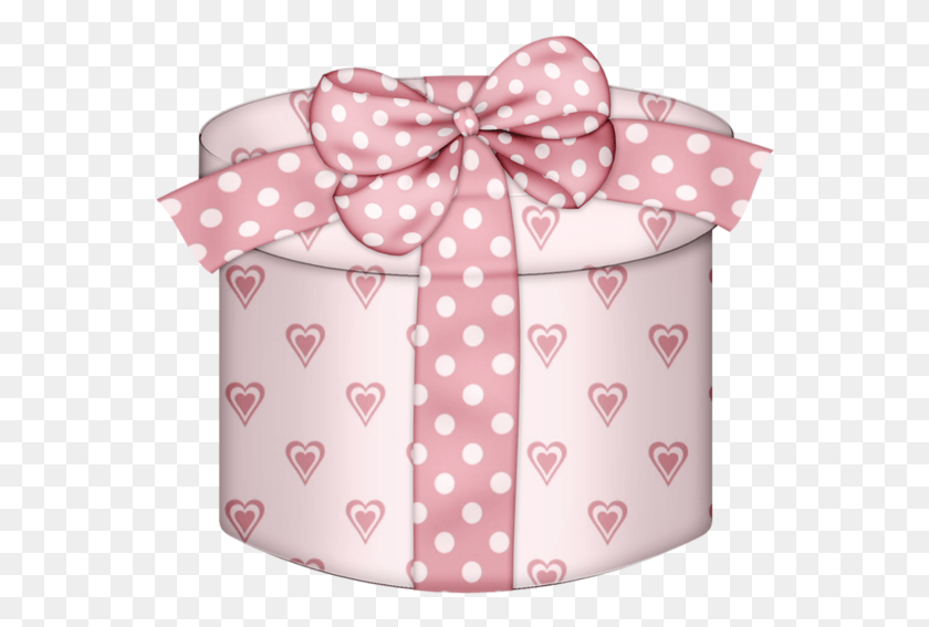 560x507 Cute Pink Gift Box Transparent Clip Art Image Happy Birthday Gift Gif, Diaper, Purse, Handbag HD PNG Download