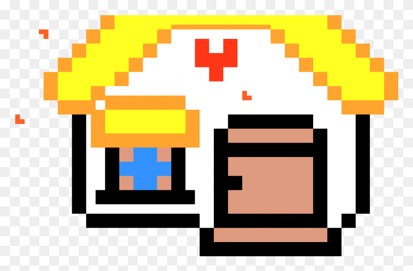 811x511 Cute Pixel Art House Heart Eyes Emoji In Minecraft, Pac Man, Super Mario HD PNG Download