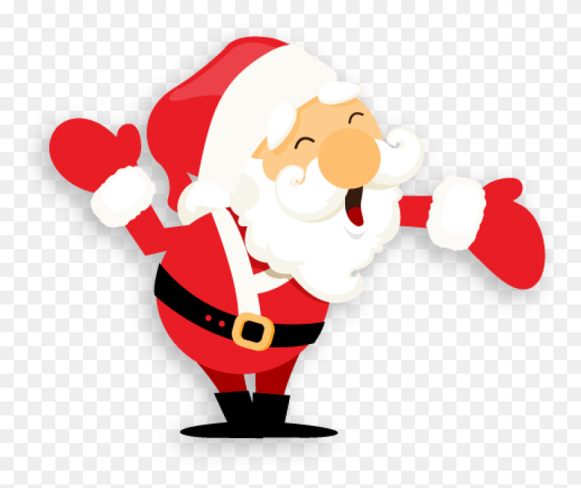 963x797 Cute Santa Clau Christmas Day Pic, Sweets, Food, Confectionery HD PNG Download