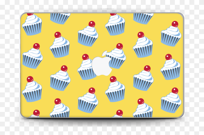 730x495 Cute Small Cupcakes Skin Macbook Air 11 Cupcake, Cream, Dessert, Food HD PNG Download