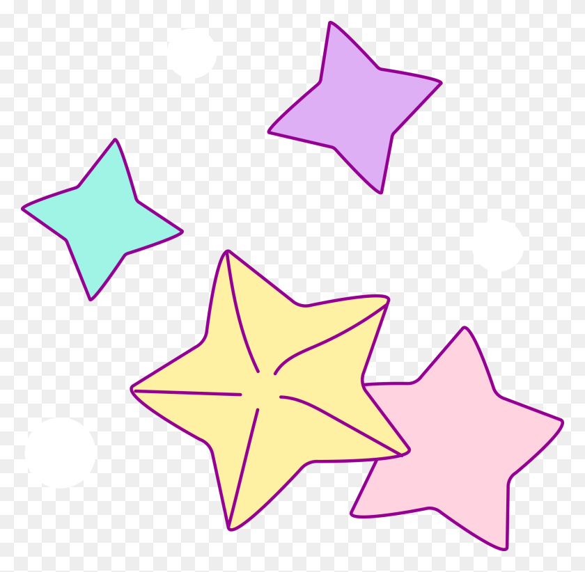 1813x1773 Cute Stars Star Unicorn, Star Symbol, Symbol, Confetti HD PNG Download
