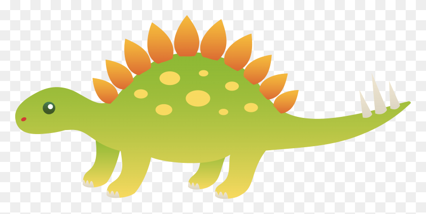 8469x3948 Descargar Png / Dinosaurio Stegosaurus Lindo, Animal, Reptil, Cocodrilo Hd Png
