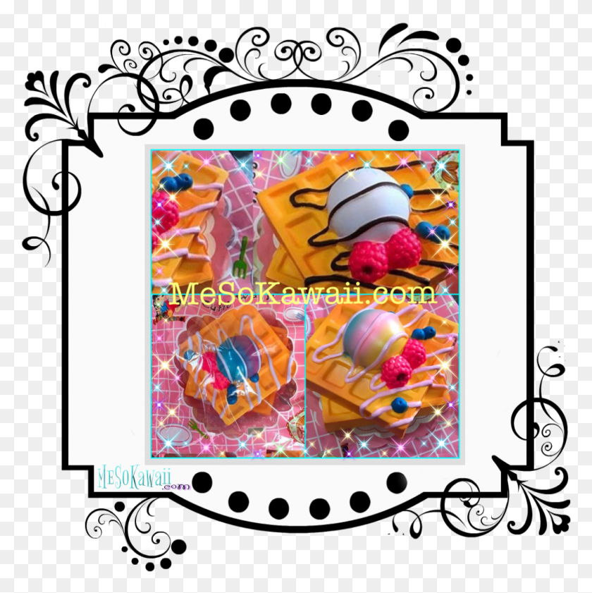 1014x1016 Cutie Jumbo Double Waffles Squishy Puni Maru Melon Bun Squishy, Graphics, Text HD PNG Download