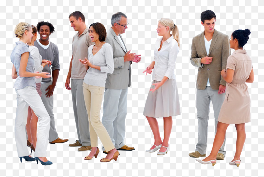 1448x936 Cutout People Talking Communication With Different People, Person, Human, Clothing HD PNG Download
