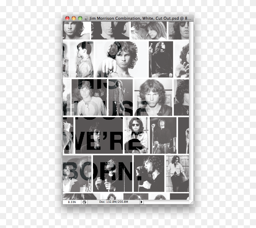 496x689 Descargar Texto Una Vez Más No Siento Que Funcionen Jim Morrison, Collage, Cartel, Anuncio Hd Png