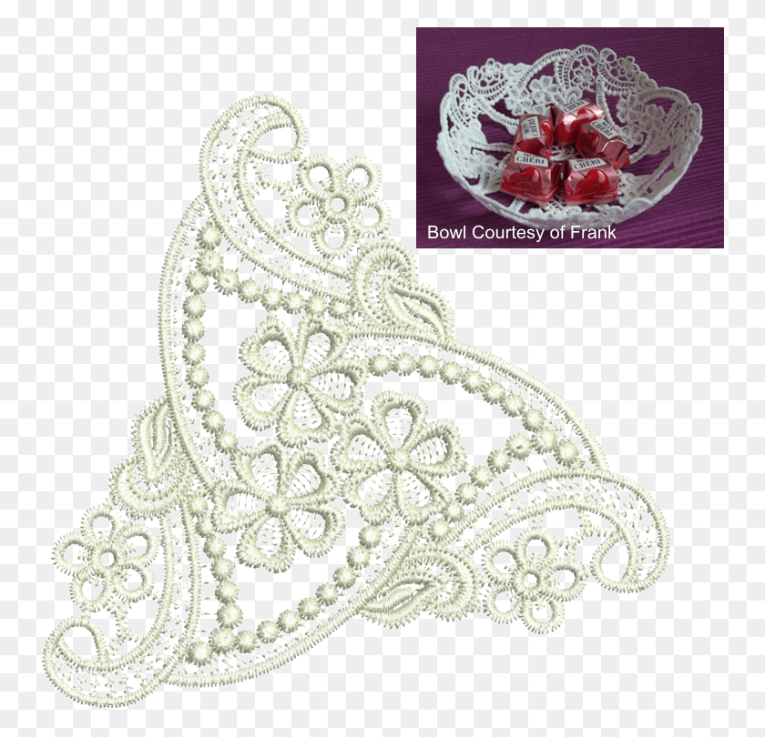750x750 Cutwork Embroidery Free Designs, Jewelry, Accessories, Accessory HD PNG Download