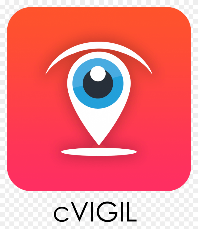 855x1000 Cvigil Logo Cvigil App Cvigil App, Text, Heart HD PNG Download