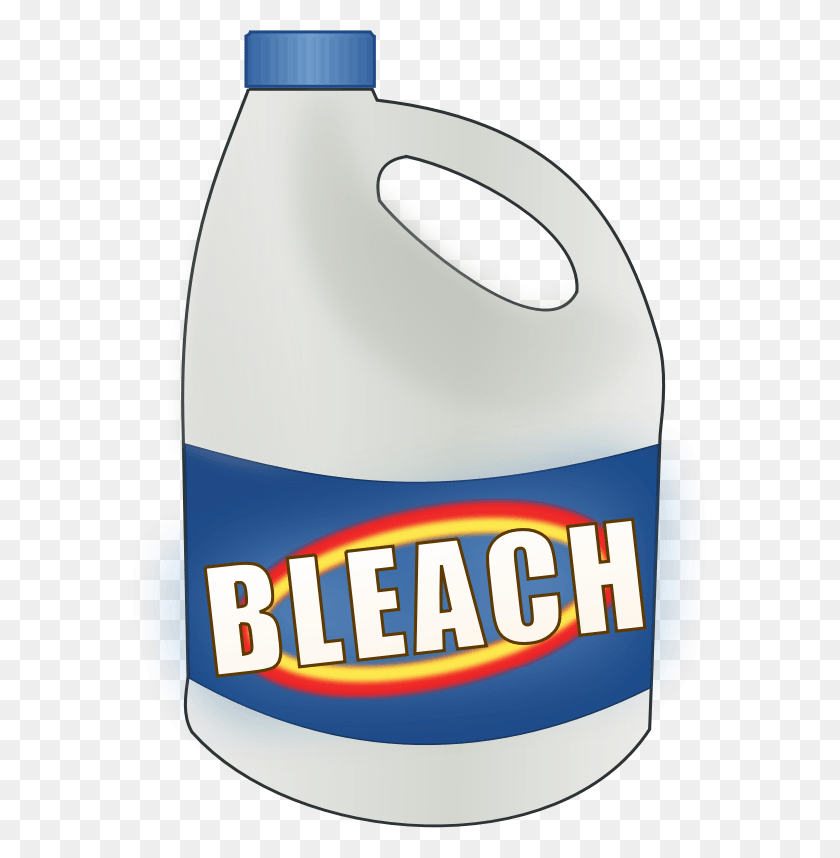 591x798 Cwt Bleach Bottle Bleach Clip Art, Water Bottle, Mineral Water, Beverage HD PNG Download