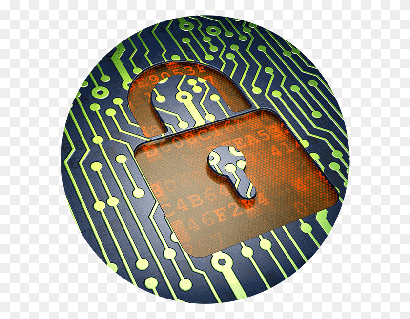 594x594 Cyber Security Image Smart Home Privacy, Rug, Symbol, Coin HD PNG Download