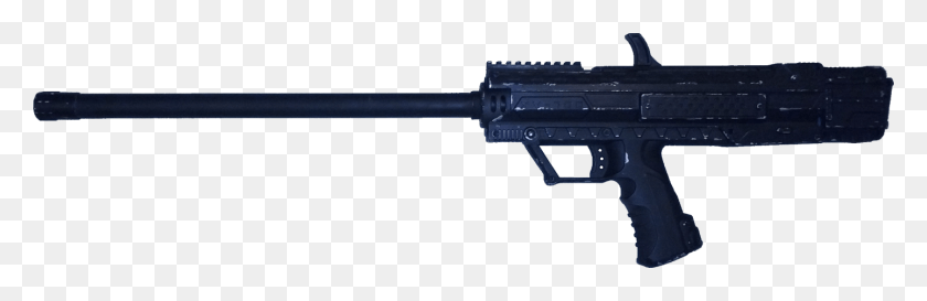 1440x394 Cyberpunk Future Rifle Prop Wip Firearm, Gun, Weapon, Weaponry HD PNG Download
