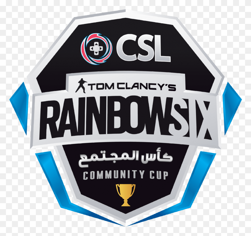 1185x1110 Cybersports League Mena Community Cup 2019qualifier Rainbow Six Siege, Label, Text, Logo HD PNG Download