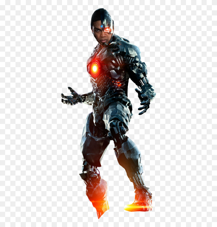 371x819 Cyborg Cyborg Liga De La Justicia, Person, Human, Astronaut HD PNG Download