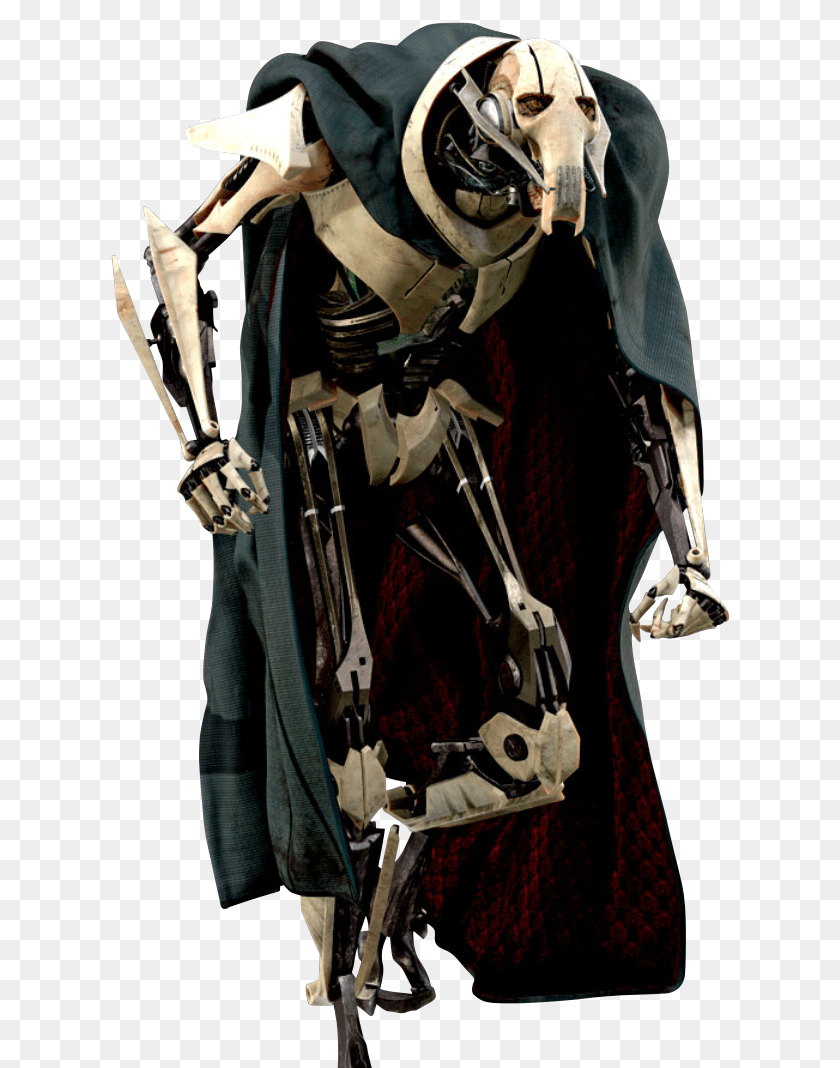 665x1068 Cyborg Star Wars Grievous, Adult, Female, Person, Woman PNG
