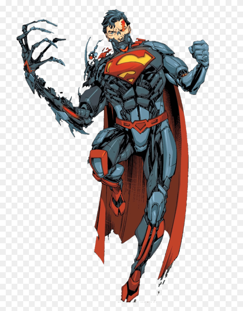 730x1014 Cyborg Superman New, Person, Human, Batman HD PNG Download