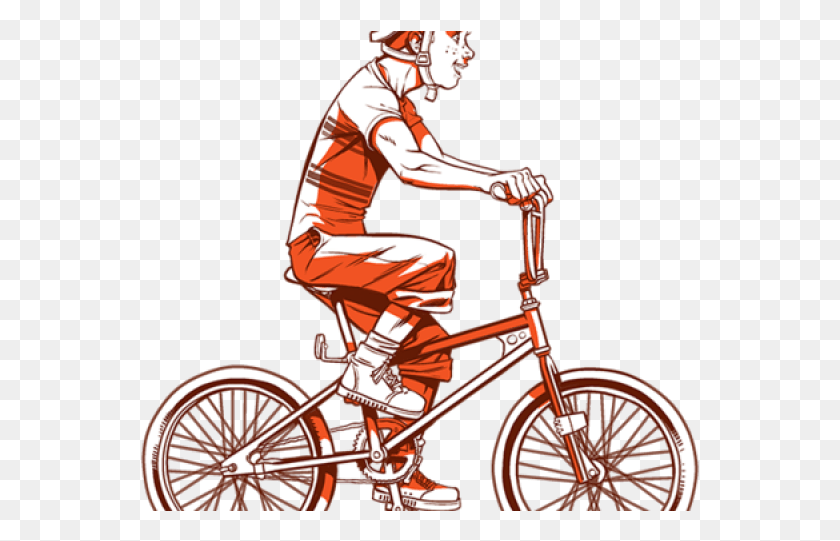 559x481 Cycling Clipart Safe Bmx Bike, Bicycle, Vehicle, Transportation HD PNG Download