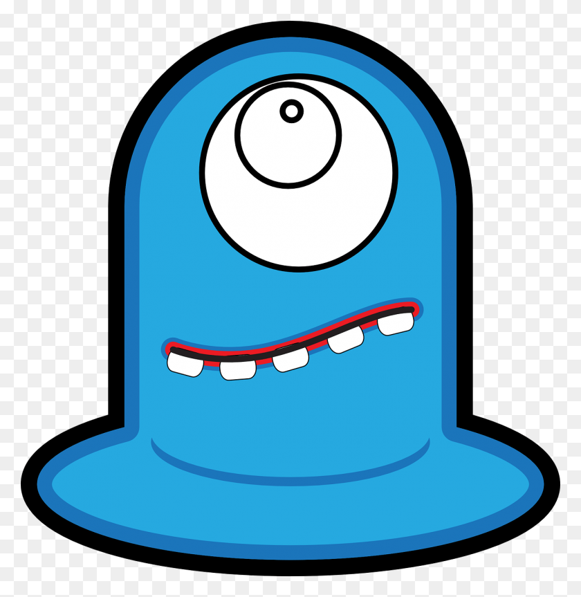 1242x1280 Cyclops Alien Monster Free Picture Cartoon Monster, Clothing, Apparel, Sun Hat HD PNG Download