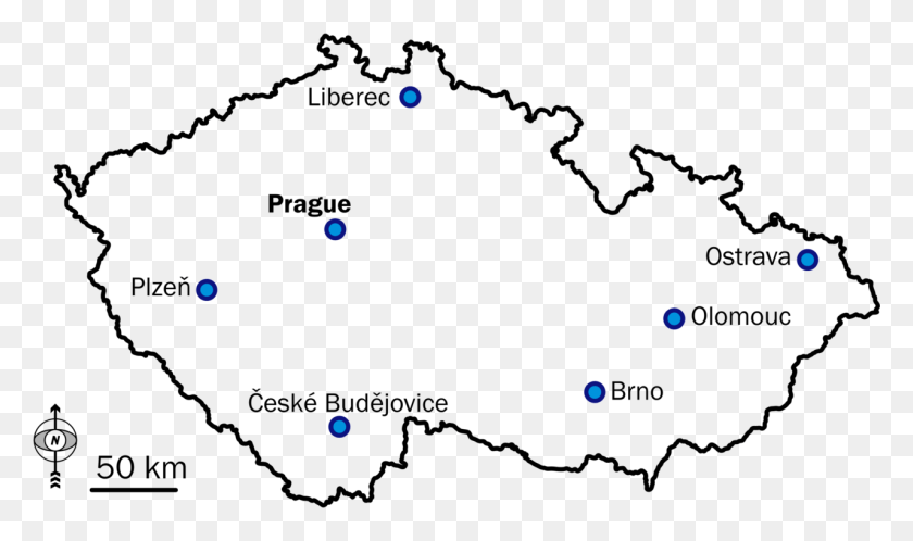 1281x720 República Checa, República Checa, República Checa, Mapa Simple, Diagrama, Texto, Hd Png