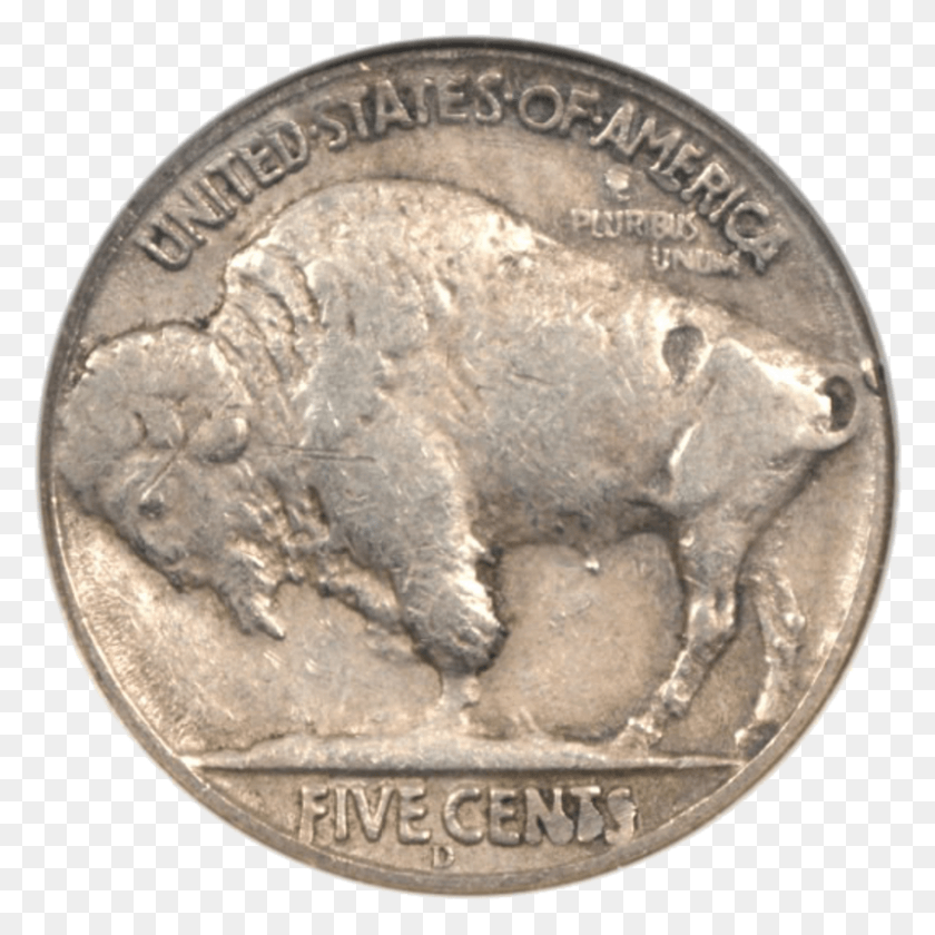 800x800 D 3 Legs Buffalo Nickel 5 Cents American Coin, Money, Dime HD PNG Download