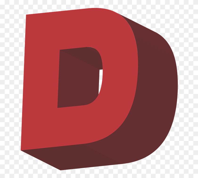 D Alphabet, Text, Number, Symbol HD PNG Download