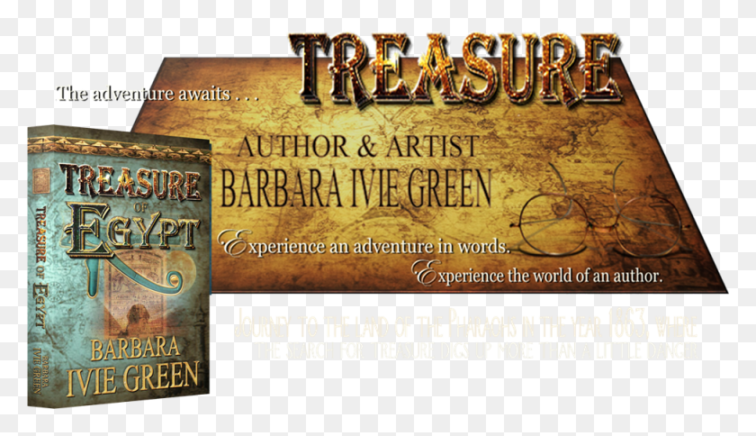 975x530 D Book Of Treasure Of Egypt On Golden Treasure Map Poster, Text, Paper, Advertisement HD PNG Download